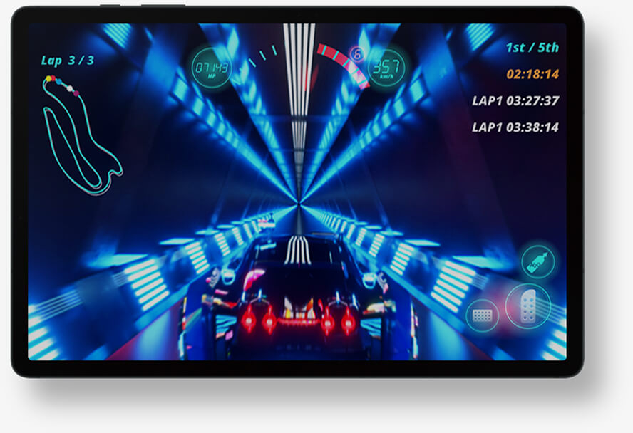 Galaxy Tab S9 處理器全新升級，效能更強，支援光線追蹤技術，遊戲場景光影變化更自然真實